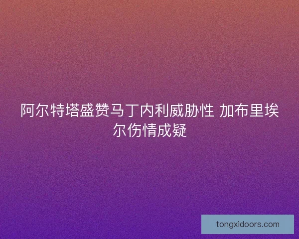 阿尔特塔盛赞马丁内利威胁性 加布里埃尔伤情成疑